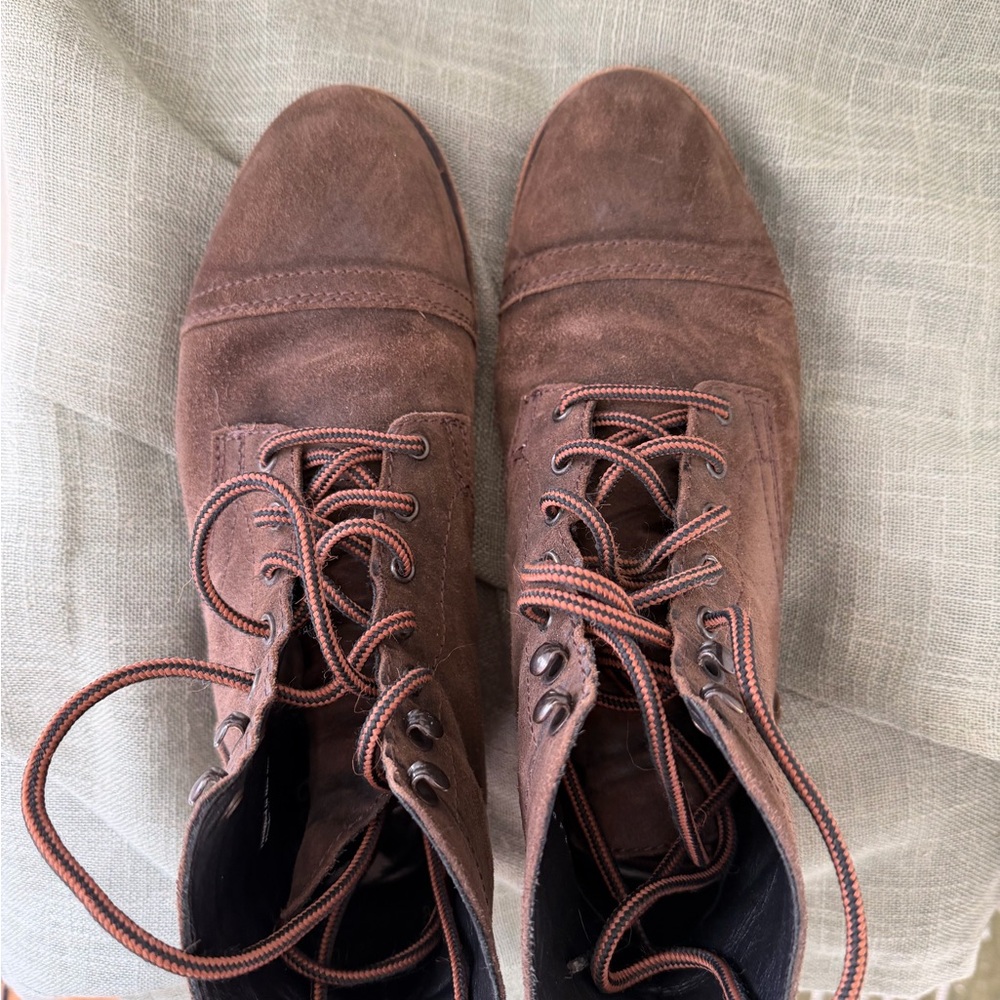 Thursday Boot Company Dark Olive Lace-Up Women's Boots